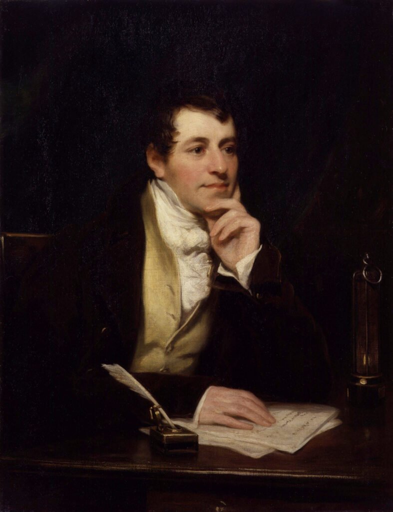Sir Humphry Davy Bt by Thomas Phillips