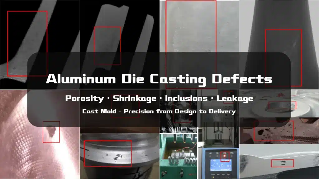 Aluminum Die Casting Defects — porosity, shrinkage, inclusions and leakage (HPDC)