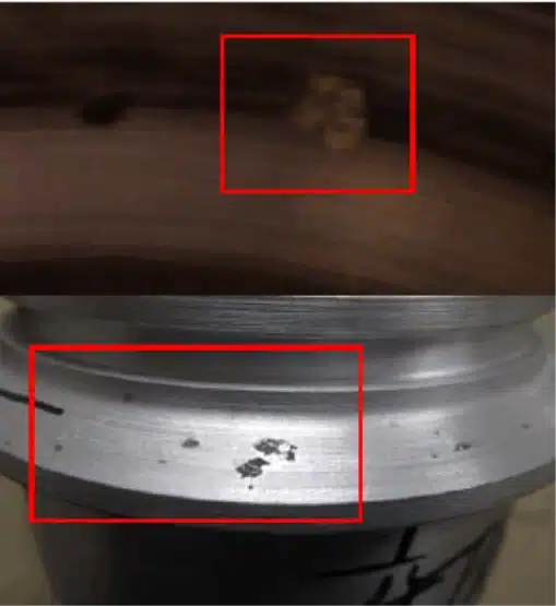 Aluminum Die Casting Defects: Top 8 Internal Problems and Fixes 5 Slag/oxide inclusion on aluminum die casting surface after machining (HPDC)