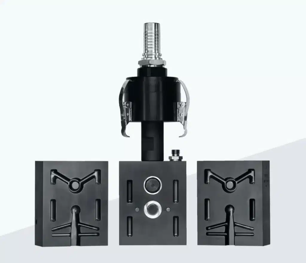 Mechanical kinetic vacuum valve and inserts for vacuum die casting molds