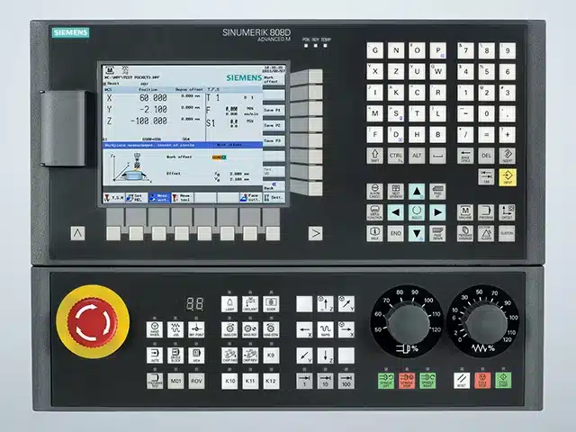 Siemens SINUMERIK 808D CNC controller used in CNC machine systems