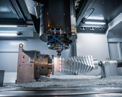 Metalworking CNC milling machine.